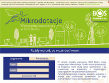 Tablet Screenshot of mikrodotacje.fundacjabos.pl